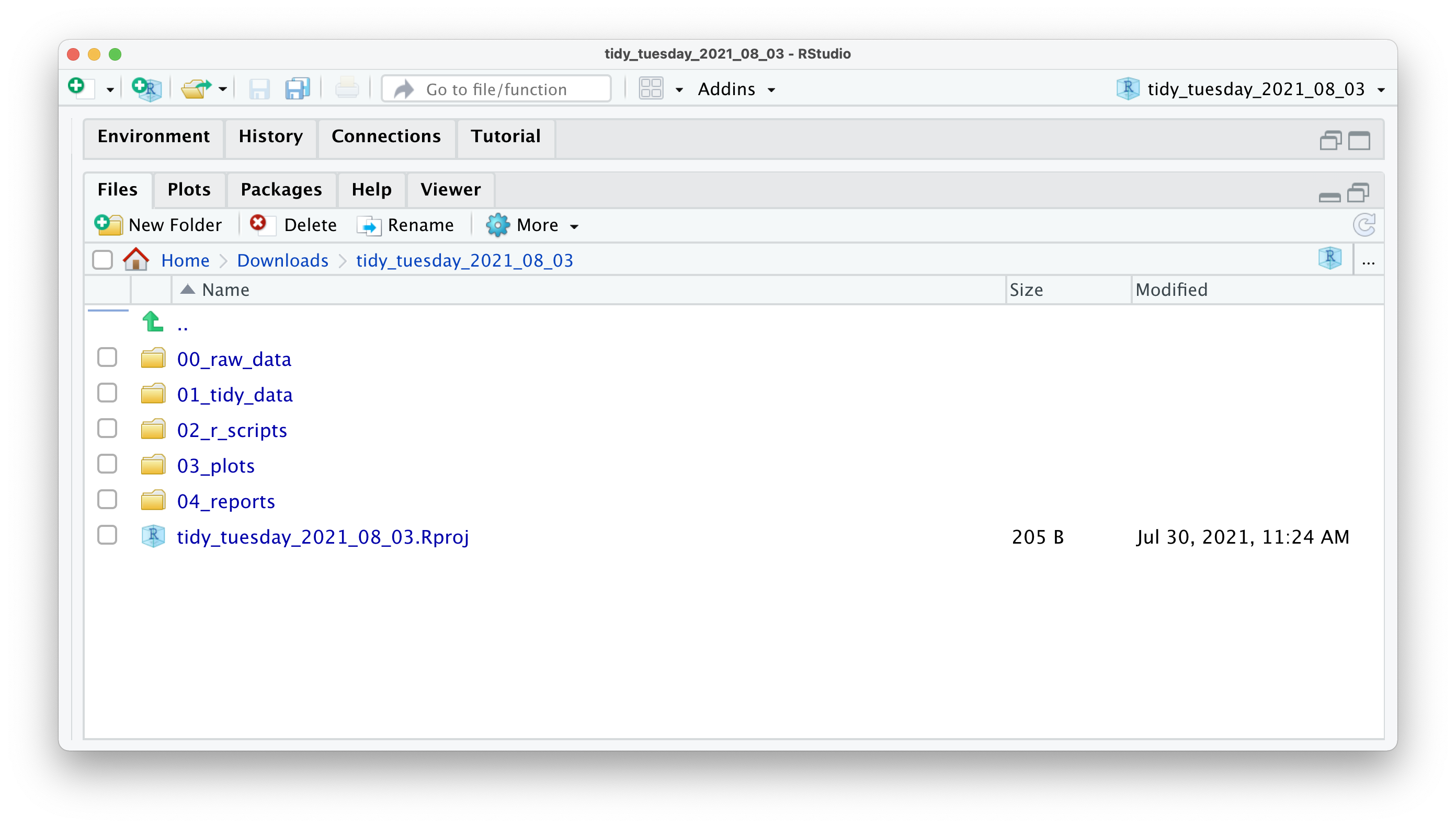 An example of a scalable folder structure for your project