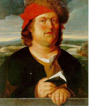 Painting of Paracelsus