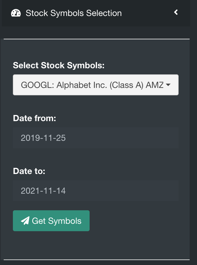  The Application Sidebar
