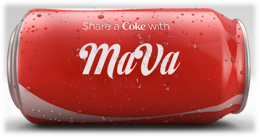 Lata de Coca-Cola de MaVa