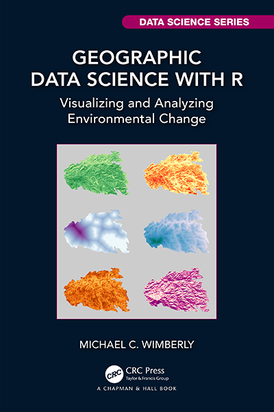 TGeographic Data Science with R book cover
